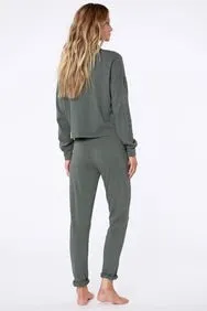 BOBI Sustainable Terry ELEVATE SlubKnit MockNeck Top