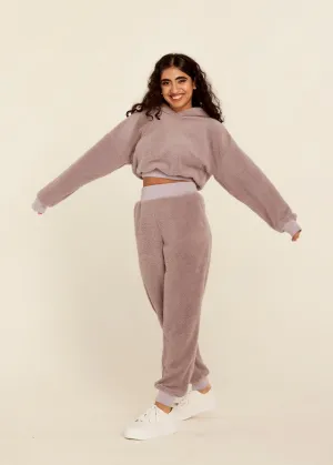 Hannah Lavender Teddy Joggers