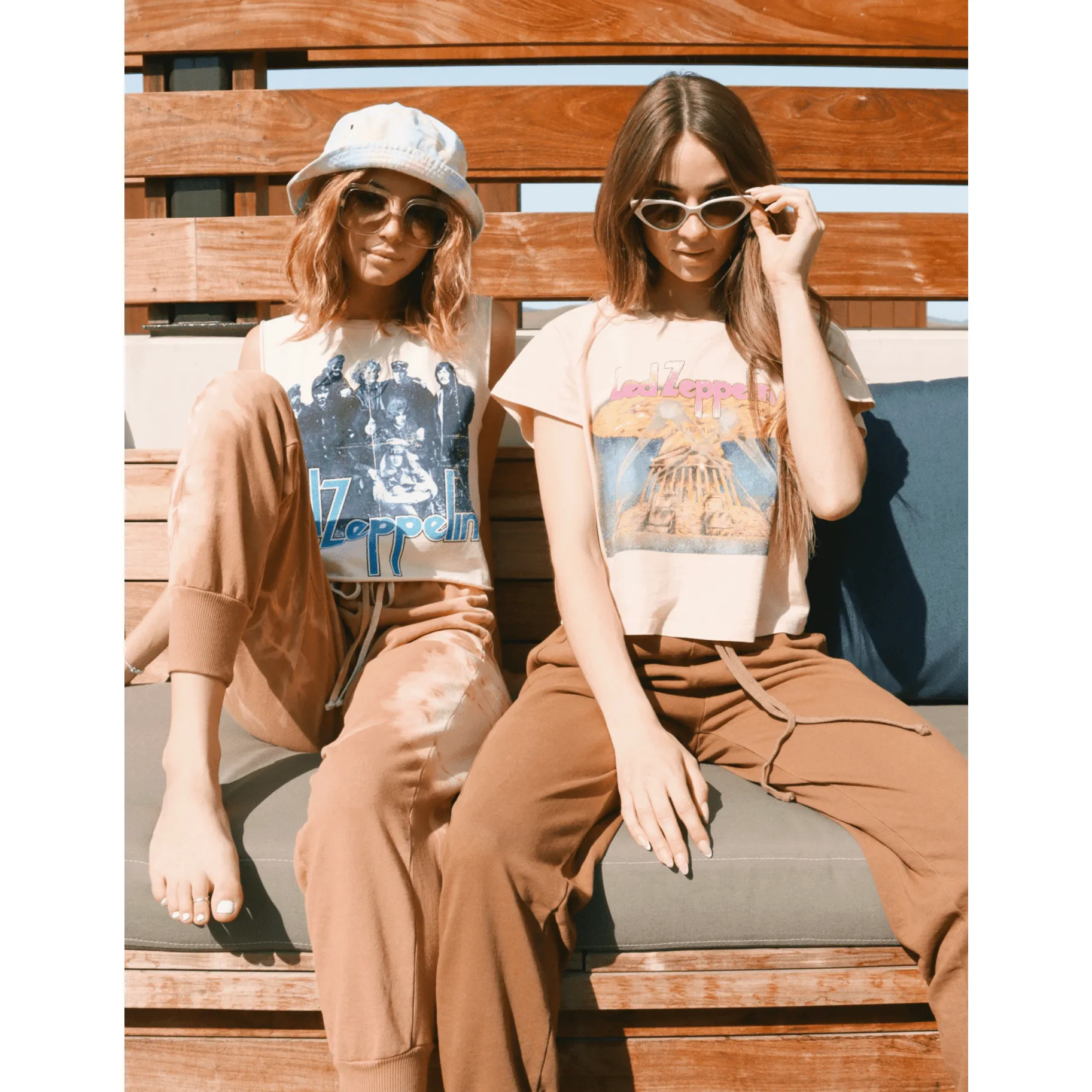 Led Zeppelin Parthenon Crop Tee