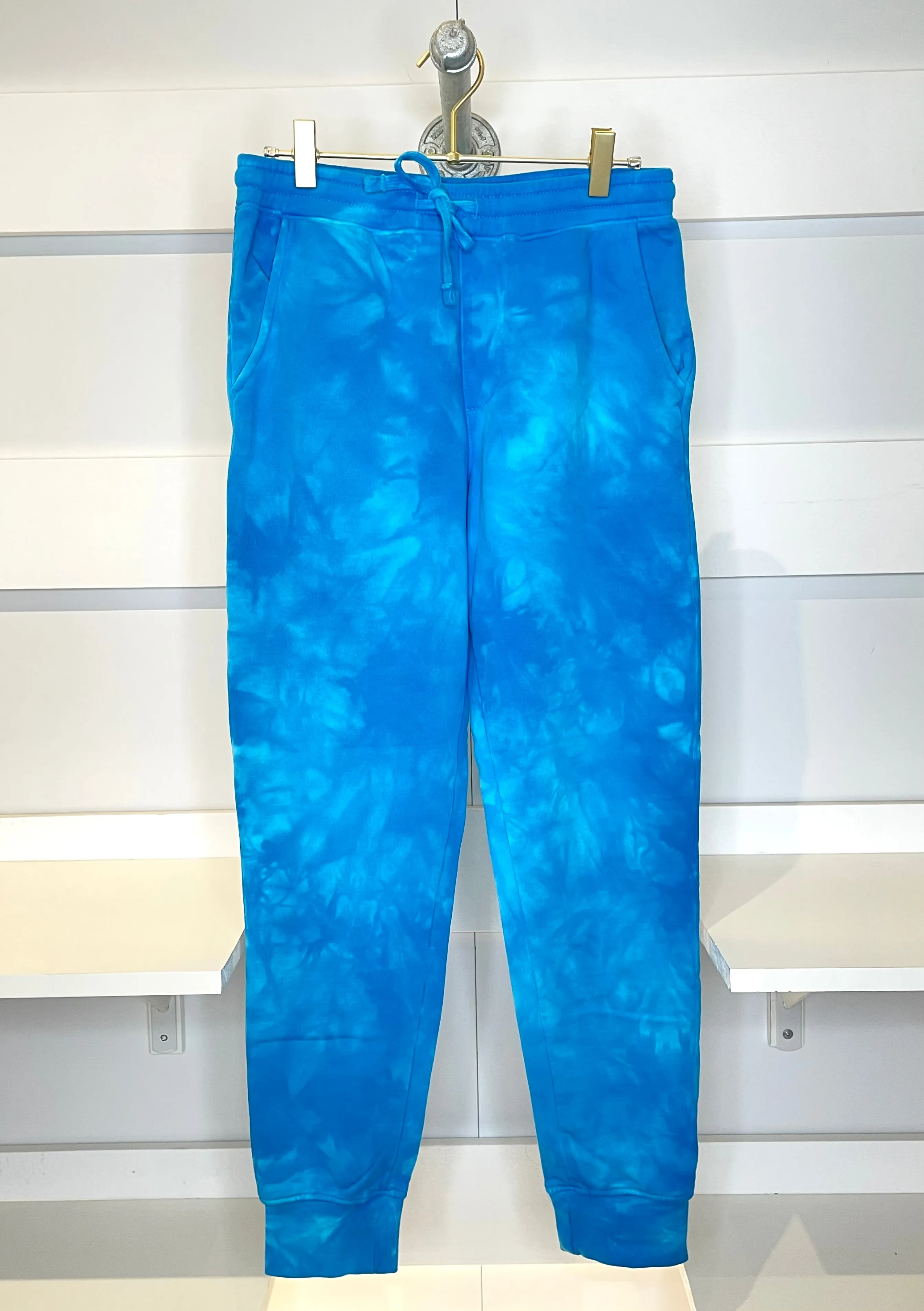 Neon Skies Blue Tie Dye Joggers