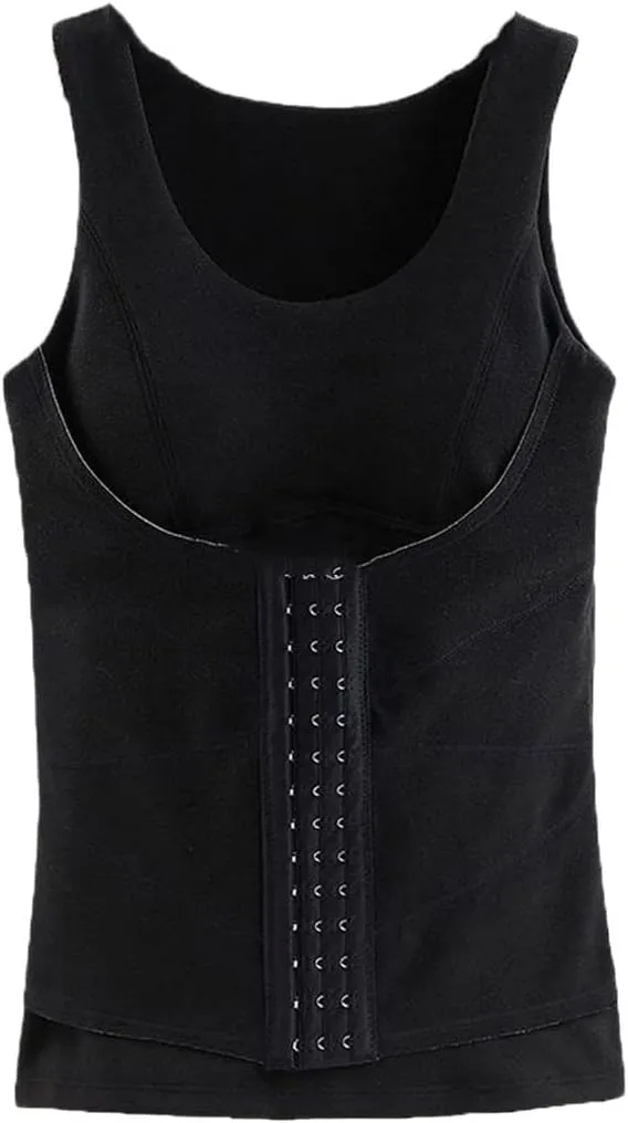 Tank Tops for Women with Shelf Bra Winter Thermal Padded Slimming Waist Vest Sleeveless Undershirts