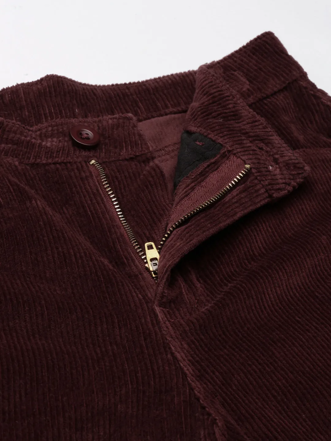 Women Brown Slim Fit High-Rise Joggers